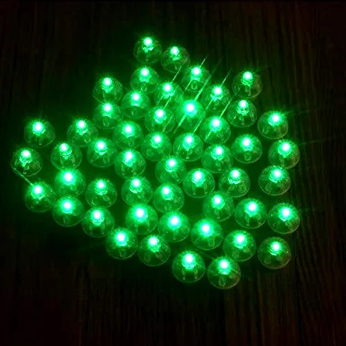 Miniatura 7 de Neo LOONS® 100 unids/lote 100 x verde redondo llevó bola lámpara globo luz largo tiempo de espera para linterna de papel globo luz fiesta boda