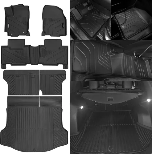 Miniatura 39 de Alfombrillas de piso Naibeve para Ford Edge 2015 2016 2017 2018 2019 2020 2021 2022 2023 2024 2025 - Ajuste personalizado para todo clima