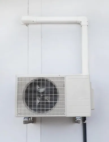 Miniatura 6 de Juego de cubierta de pared de entrada de 5 pulgadas, accesorio de PVC para decoración para mini división sin conductos, CA central y bombas de Blanco