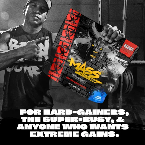 Miniatura 3 de Mutant Mass Extreme Gainer - Proteína de suero en polvo - Construye tamaño muscular y fuerza - Calorías limpias de alta densidad
