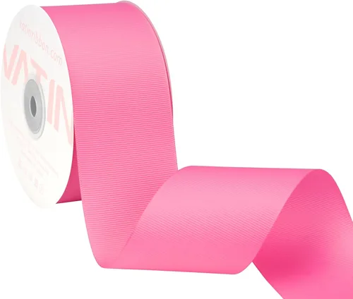 Miniatura 134 de Vatin - Rollo de cinta de grogrén, rollos de 25-50 yardas, perfecto para decoración de bodas, coronas, baby showers, envolturas de paquete de regalo