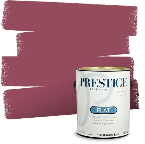 Miniatura 87 de Prestige Paints - Pintura exterior e imprimación en uno, 1 galón, plano, E500-P-A011GP