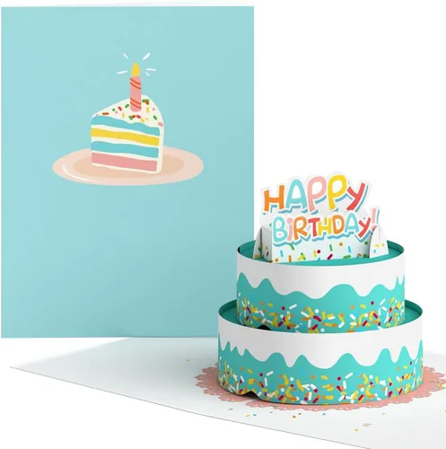 Miniatura 9 de Lovepop Delicate Floral Happy Birthday Basket Pop-Up Card for Her and Him - 3D Greeting Cards for Boys, Girls, Men, Women - 5.9" x 4.5" Paperpop