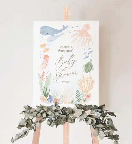 Miniatura 9 de Letrero de bienvenida para baby shower, letrero de bienvenida para baby shower, letrero de bienvenida personalizado para baby shower, letrero