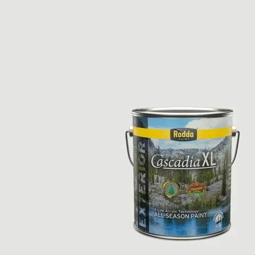 Miniatura 38 de Rodda Paint CASCADIA XL - Pintura e imprimación satinada para exteriores en uno, cuarto de galón, color blanco