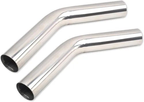 Miniatura 11 de 2 Pulgadas (51MM) Longitud 30 Pulgadas Recto Tubo de Acero Inoxidable Intercooler de Turbocompresor para Entrada de Aire Universal-2 Piezas