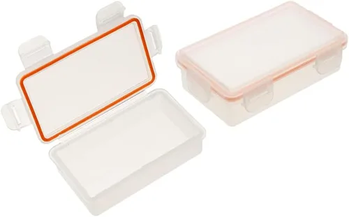 Miniatura 6 de Auniwaig Caja de almacenamiento de batería, 2 fundas de batería 18650, caja de almacenamiento organizadora de baterías, soporte de almacenamiento