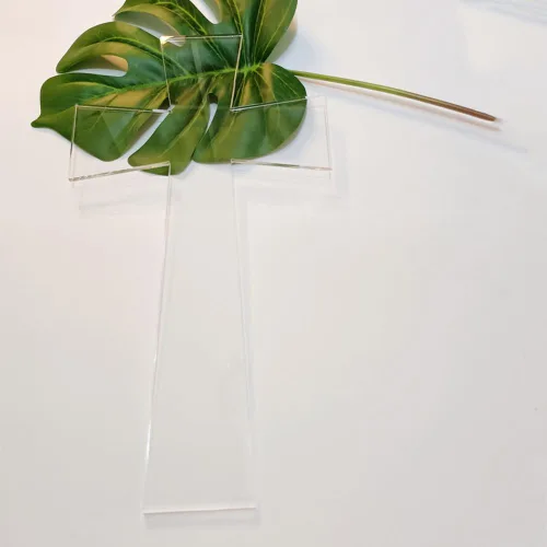 Miniatura 4 de Plantilla de enrutador acrílico con cruz acampanada, plantilla de enrutador de cruz religiosa, plantilla para carpintería o manualidades (modelo 2)