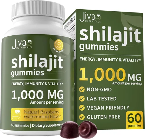 Miniatura 8 de Jiva Botanicals Shilajit Cápsulas 700 mg – Extracto de Shilajit con ácido fúlvico – Suplemento Shilajit para hombres y mujeres – 90 cápsulas veganas