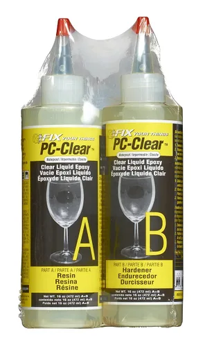Miniatura 7 de PC Products Kit de pasta adhesiva epoxi transparente, de dos partes con pistola dispensadora y paquete de 3 cartuchos de 1.7 fl oz, 75333