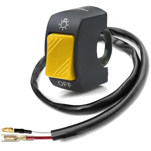 Miniatura 9 de 1 pieza de interruptor de manillar de motocicleta, botón de encendido y apagado, parte de ajuste para luz de motocicleta LED U5 U7 U2, interruptor