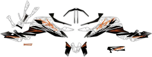 Miniatura 2 de Juego de pegatinas para ktm 1290 Super Duke (20 ~) (CM-W) (GLOSSY)