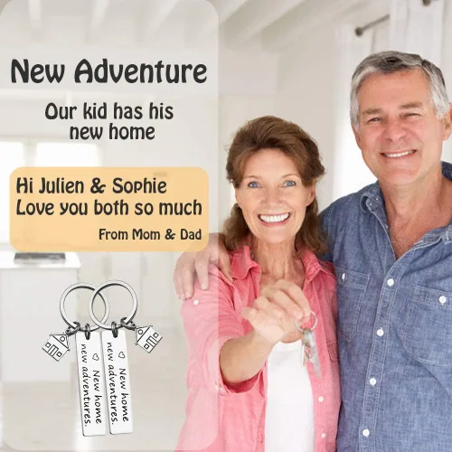 Miniatura 5 de Our First Home Keychains New House Keychain New Home Keychain House Keychain House Keychain 2023 Houseopening Gift