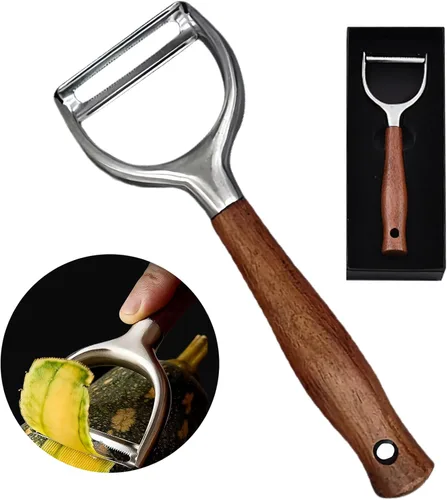 Pelador profesional de verduras, peladores para cocina, hoja duradera de acero inoxidable 304 ultra afilado, pelador rápido de manzana, zanahoria y