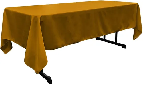Miniatura 71 de New Creations Fabric & Foam Inc - Mantel rectangular de popelina de poliéster de 60 pulgadas de ancho por 120 pulgadas de largo. (Avocado)