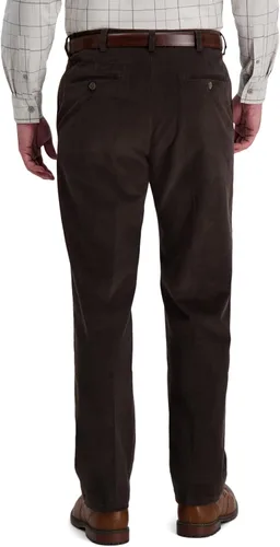 Miniatura 3 de Haggar Men's Corduroy Expandable Waist Classic & Straight Fit Flat Front Pant