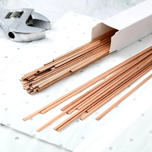 Miniatura 6 de Tandefio Varillas de soldadura con 40 varillas Aws Bcup-4 7.5% de plata de soldadura Phos aleaciones de soldadura de cobre Industria de varillas