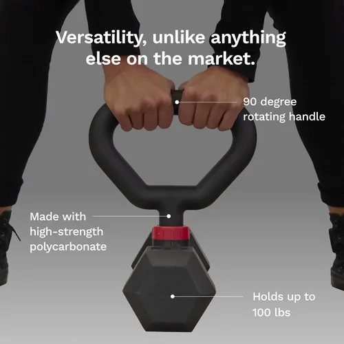 Miniatura 3 de Jayflex Hyperbell Convertidor de Mancuernas - Convierte mancuernas en conjunto de barra y pesas rusas para fitness en casa - Ajustable y hasta 200