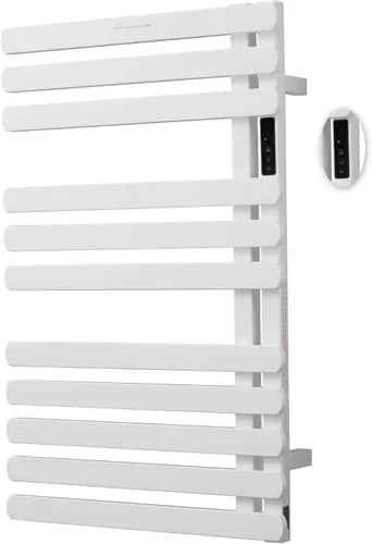 Miniatura 13 de Toalleros térmicos para baño, calentadores eléctricos de toallas para montar en la pared con temporizador y control de temperatura, calentador