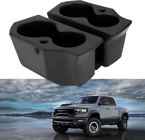 ONER Par de portavasos de espuma para puerta izquierda y derecha, compatible con Dodge Ram 1500 2009-2018, Ram 2500 3500 2009-2022, Ram 4500 5500