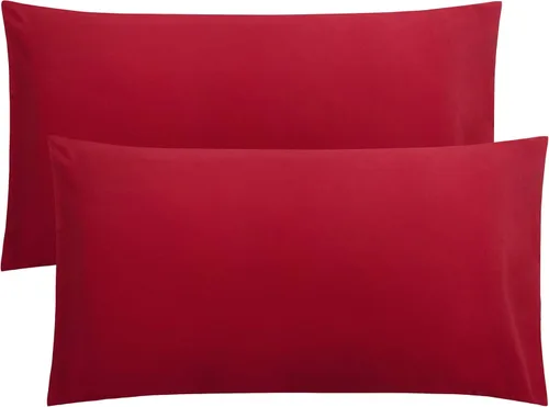 Miniatura 23 de FLXXIE Juego de 2 fundas de almohada de microfibra tamaño Queen, fundas de almohada suaves con cierre de sobre, fundas de almohada resistentes a