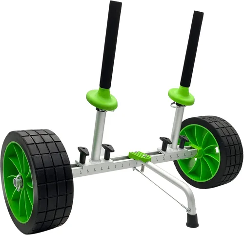 Miniatura 9 de Carrito de kayak, carrito de kayak de alta resistencia, ruedas de carretilla de canoa para paddleboard, kayaks, transporte SUP