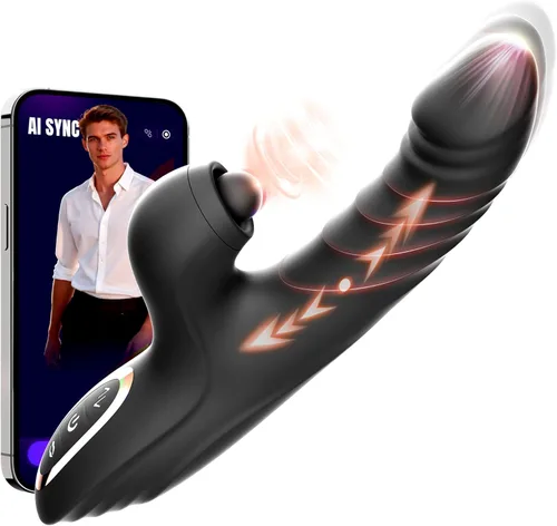 Miniatura 12 de Vibrador con empuje y consolador para mujeres Toendi, juguete de rosa para el punto G, estimulador del clítoris, juguetes sexuales, consoladores