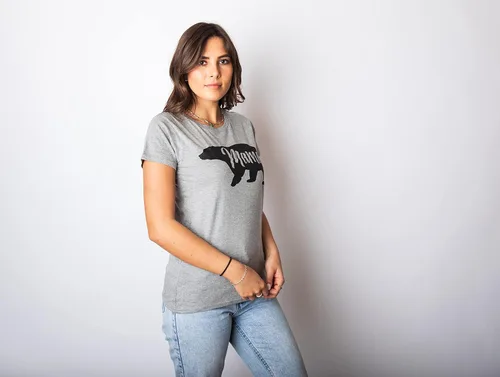 Miniatura 7 de Camiseta para mujer con diseño de oso mamá, camiseta divertida para la mejor mamá, Día de las Madres