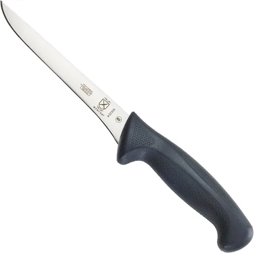 Miniatura 12 de Mercer Culinary M23880 Millennia Black Handle - Cuchillo para pan con mango negro, borde ondulado curvo de 10 pulgadas