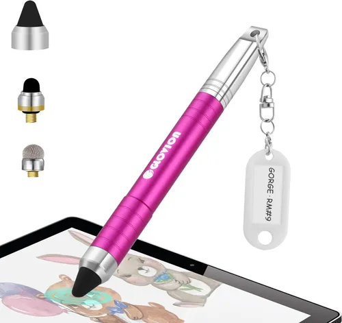 Miniatura 8 de Lápiz capacitivo para iPad iPhone con tapa magnética, pantallas táctiles para tabletas de niños, todos los dispositivos de pantalla táctil