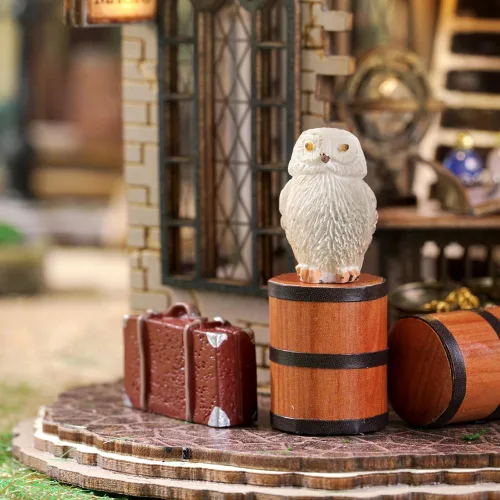 Miniatura 5 de Lannso - Kit de casa de muñecas en miniatura de bricolaje, kit de casa de muñecas con cubierta a prueba de polvo, casa mágica, mini juguetes de casa