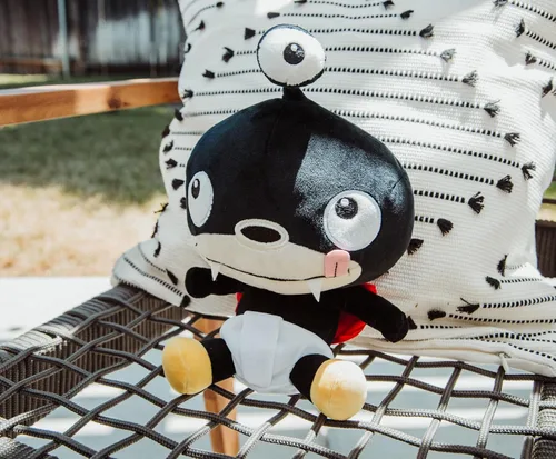 Miniatura 7 de Futurama Nibbler - Juguete de peluche de coleccionista Chibi de 8 pulgadas Animal de peluche suave abrazable para acurrucarse