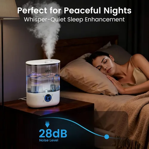 Miniatura 6 de GTPLAYER Humidificadores inteligentes para recámara, 5L Humidificador de llenado superior super grande difusor de aceite esencial para bebé