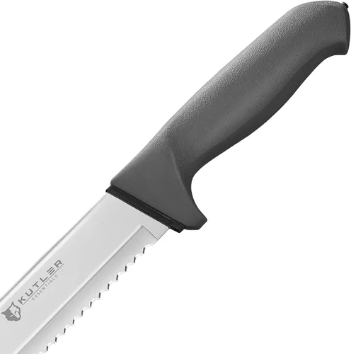 Miniatura 5 de KUTLER Profesional Cuchillo de pan de 14 pulgadas y cortador de pastel con borde dentado - Cuchería de acero inoxidable ultra afilada