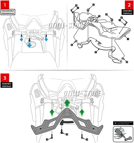 Miniatura 7 de Accesorios de motocicleta Z900 2022 - 2020, rojo, negro, verde, alerón delantero desnudo, alerón aerodinámico para Kawasaki Z900 (negro)