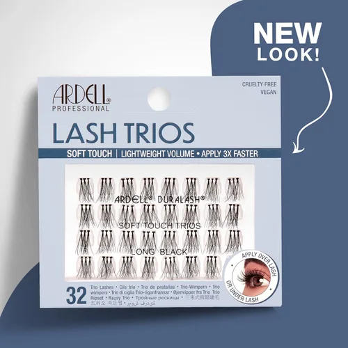 Miniatura 2 de Ardell Pestañas individuales suaves al tacto, pestañas postizas de cabello humano, racimos de pestañas para bricolaje, extensiones de pestañas