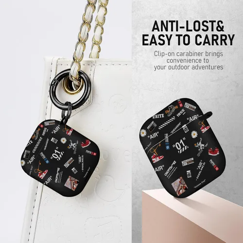 Miniatura 2 de Gedicht Compatible con fundas protectoras Apple Airpods de 2ª generación, zapatos deportivos de baloncesto y fútbol, repuesto suave de TPU