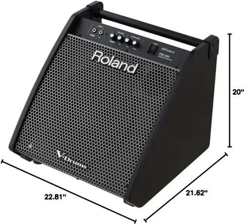 Miniatura 7 de Roland PM-200 Monitor electrónico compacto V-Drum, 180 vatios (PM-200)