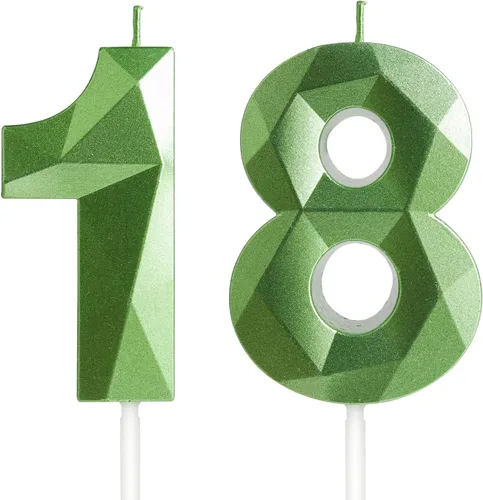 Miniatura 28 de Velas de cumpleaños número 15, velas número 15, velas de feliz cumpleaños de oro rosa para pastel, decoraciones de cobertura de pastel de diseño 3D