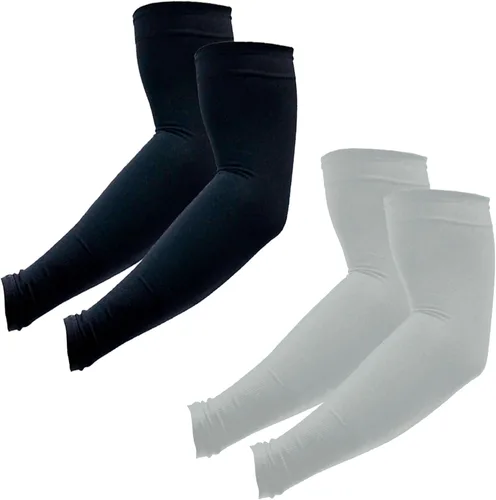 Miniatura 30 de PFFY 2 Pairs UV Protection Cooling Arm Sleeves for Men and Women UPF 50 Sun Sleeve