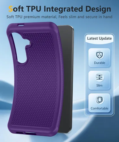 Miniatura 669 de FNTCASE Funda para iPhone 17 Pro: Fundas delgadas translúcidas de color azul claro compatibles con MagSafe, protección completa de la cámara
