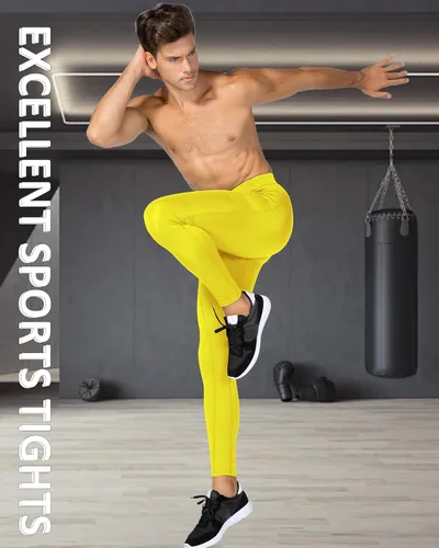 Miniatura 60 de SPVISE Pantalones de compresión para hombre, leggings para deportes, gimnasio, mallas atléticas frescas y secas, capa base para correr, fútbol