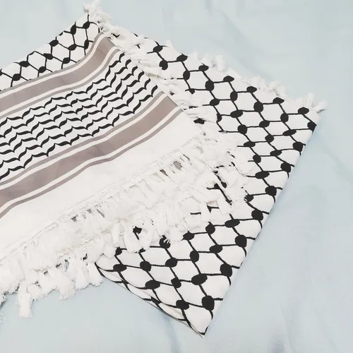 Miniatura 5 de Sakinre Bufanda Palestina Keffiyeh para hombres y mujeres, bufandas militares Shemagh, turbantes para la cabeza, hijab, regalos palestinos