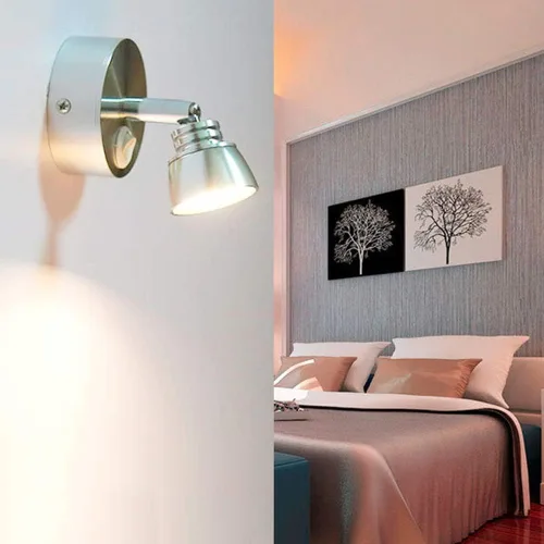Miniatura 4 de Luz de lectura montada en la pared, lámpara de pared LED simple y creativa para hotel, habitación de invitados, dormitorio, focos de mesita