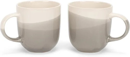 Miniatura 23 de Elanze Designs Paquete de 2 tazas de café de cerámica de cerámica de 14 onzas, color verde eucalipto