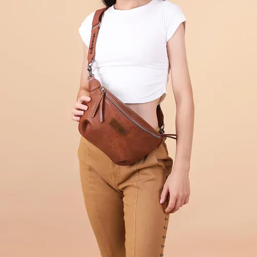 Miniatura 2 de Wrangler Vintage Sling Bag for Women Men Chest Bum Bag Ladies Waist Packs Crossbody Purse