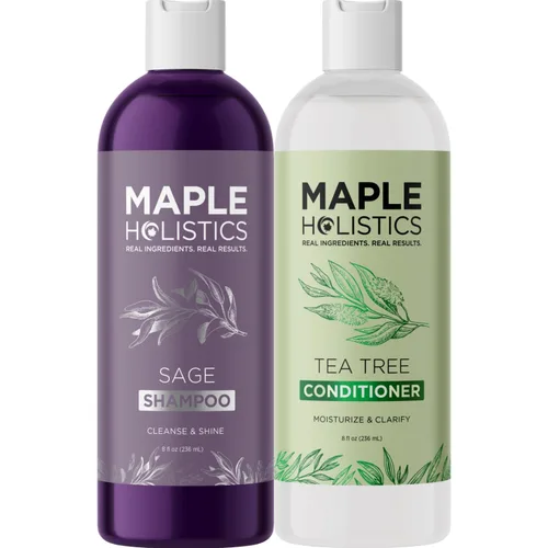 Miniatura 14 de Champú y acondicionador de aceite de argán de Marruecos, sin sulfato, juego de champú y acondicionador para cabello teñido - Champú y acondicionador