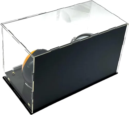Miniatura 8 de Zapatos de fútbol vitrina caja soporte caja de deportes Memorabilia oro Riser espejo escaparate zapatillas
