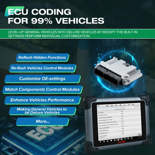 Miniatura 5 de Autel Escáner MaxiSYS MS908S PRO II: 2026 Igual que MSUltra MS919 Elite II PRO con función J2534 ECU, herramienta de escaneo bidireccional, hasta