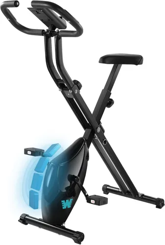 Miniatura 19 de BARWING Bicicleta de Ejercicio Estática para Entrenamiento en Casa, Bicicleta de Interior Plegable de 5 en 1 para Personas Mayores, Capacidad